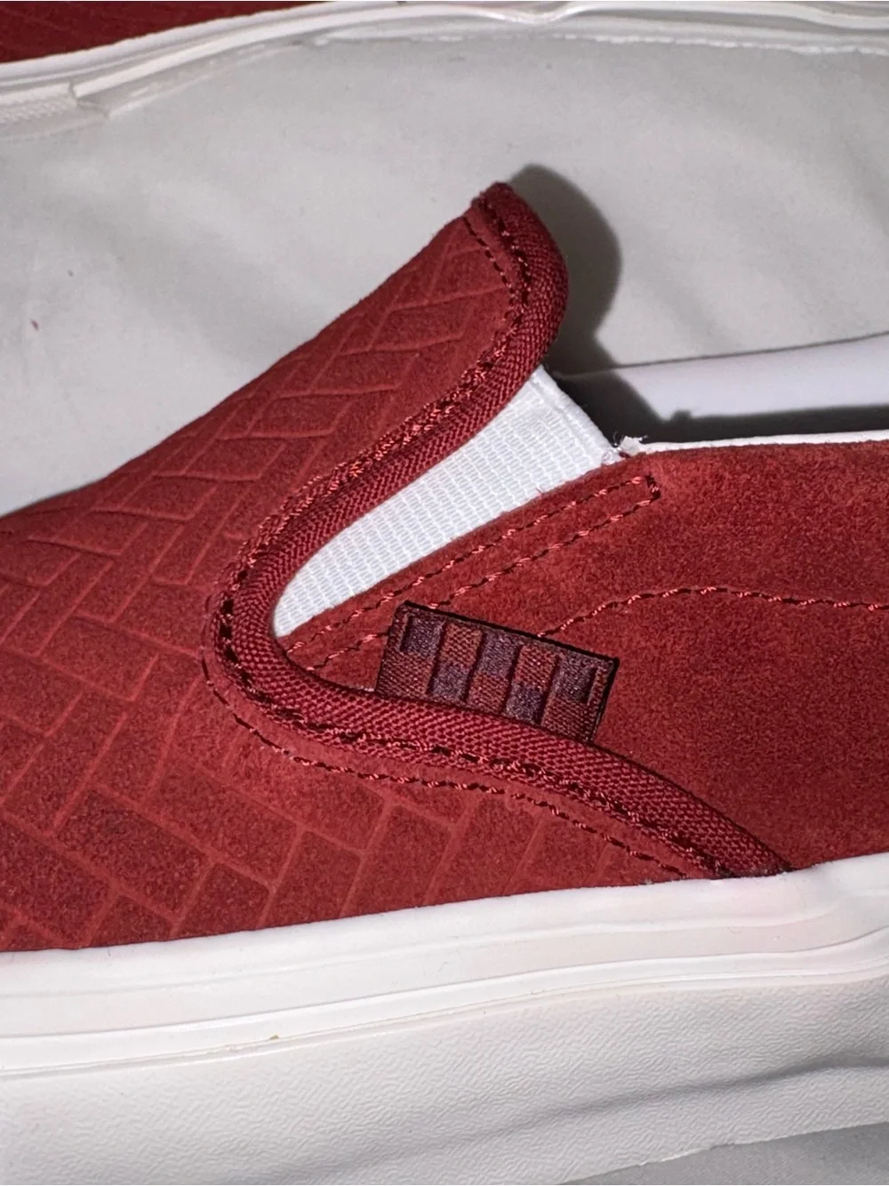 Vans x NJ Skateshop Sayre and Fisher Brick Co. Slip-Ons SIZE 10 New Jersey